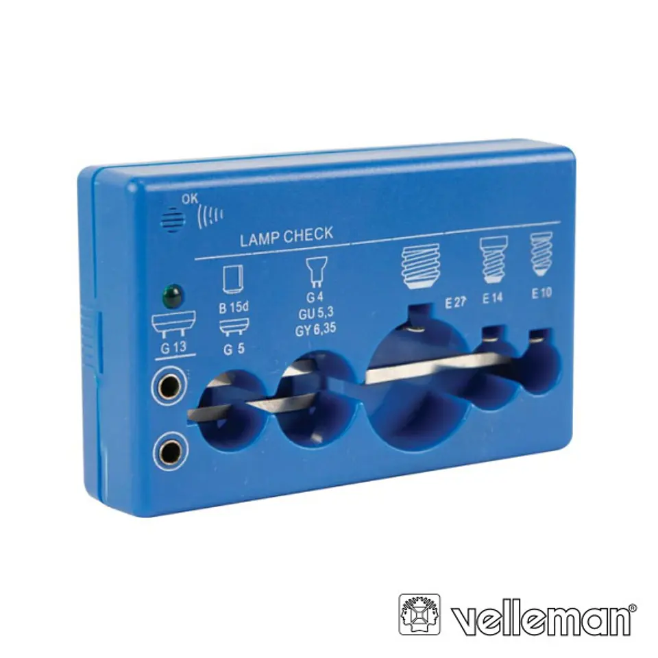 TESTADOR DE LÂMPADAS VELLEMAN 1