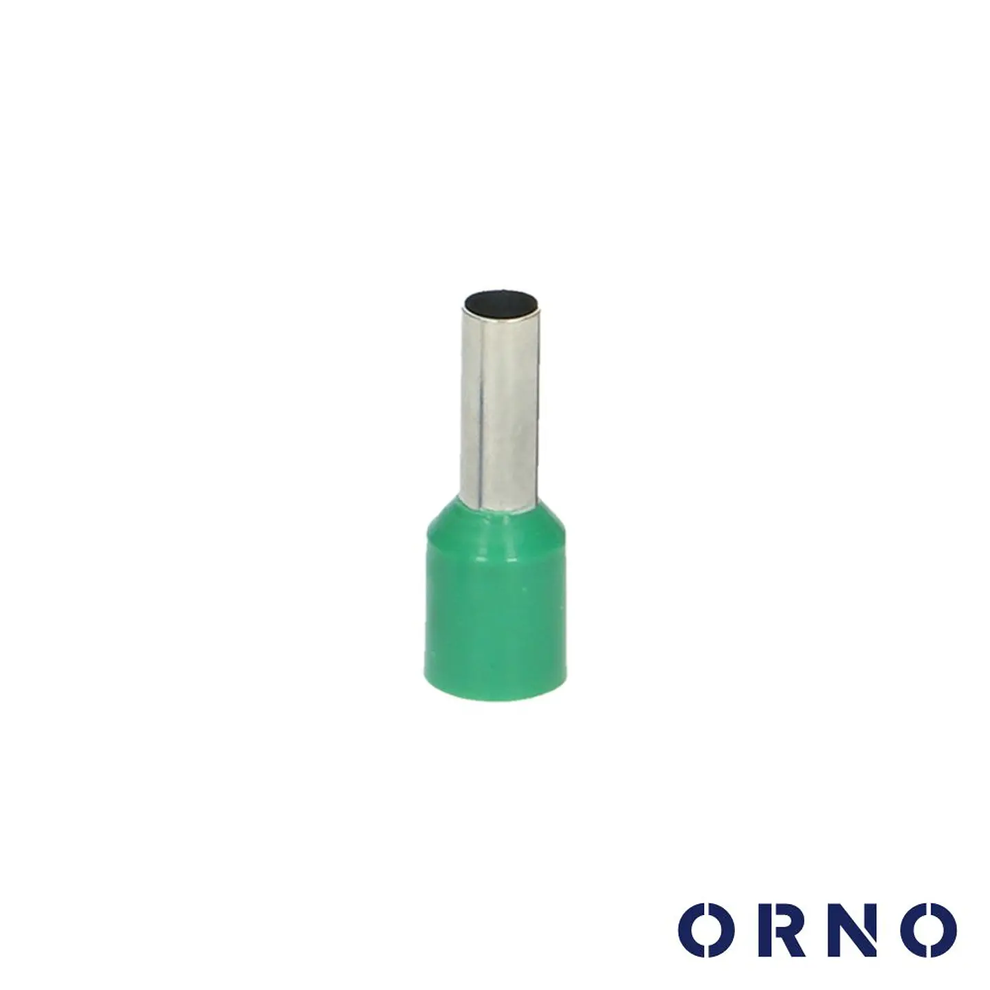 Terminal Ponteira Isolado 6mm 100x Verde ORNO 1