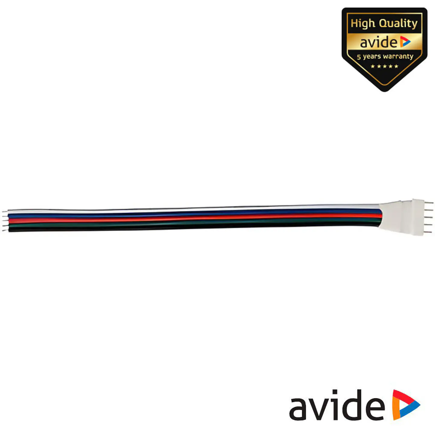 Adaptador Macho P/ Alimentação de Fitas LED RGBW AVIDE 1