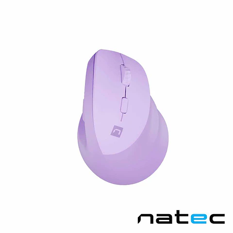 Rato Óptico Vertical CRAKE 2 Roxo S/Fio 2400DPI USB/BT NATEC