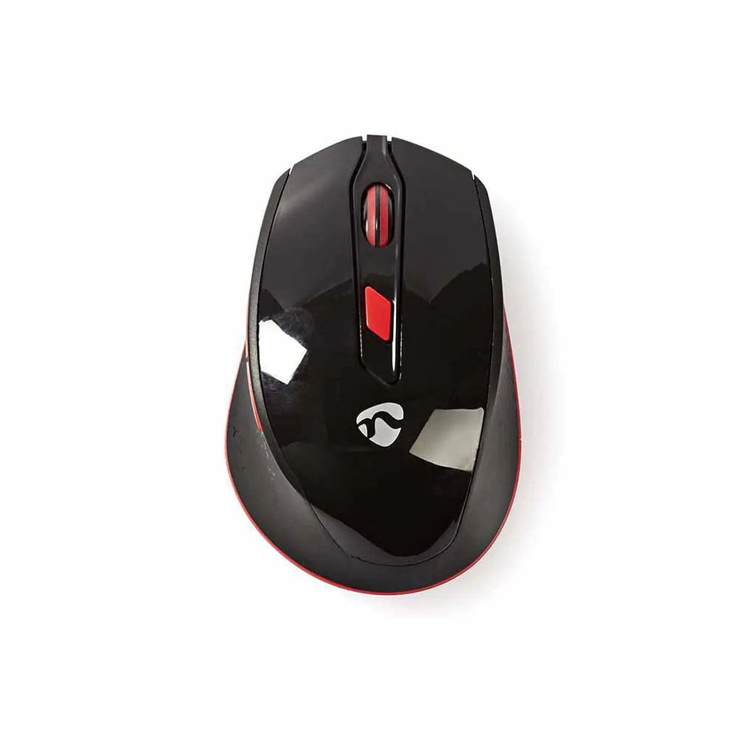 Rato S/ fios Seis botões Preto/Vermelho NEDIS 1