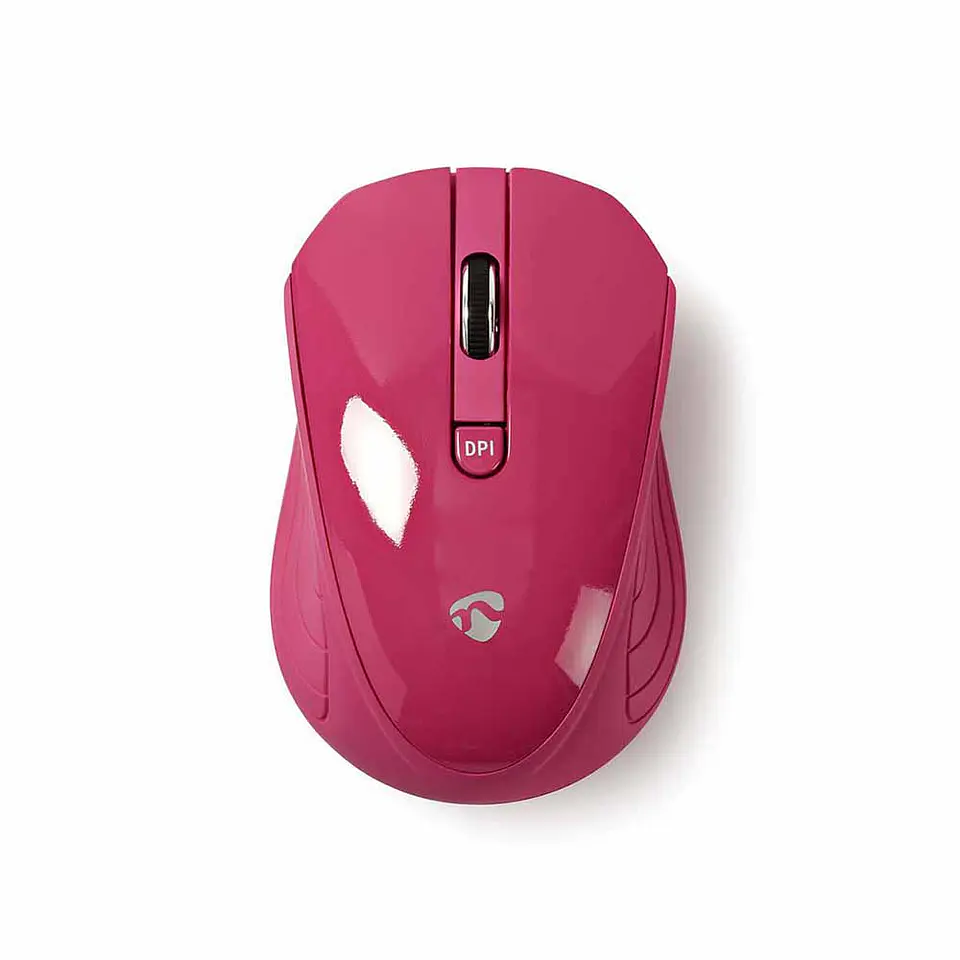 Rato S/ fios 1000 dpi 3 botões Rosa NEDIS 1