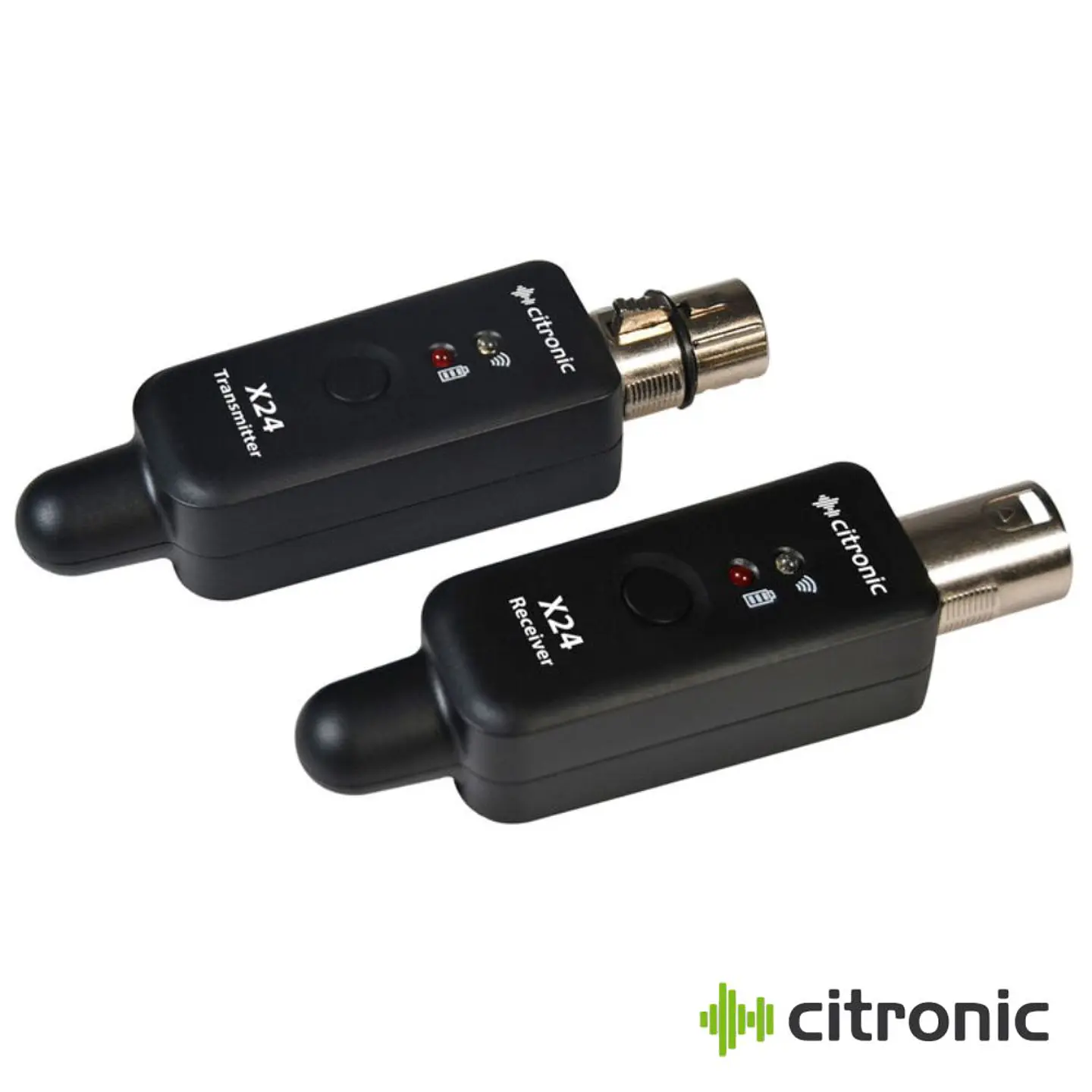 Sistema S/ Fios P/ Microfones XLR 2.4GHz CITRONIC 1