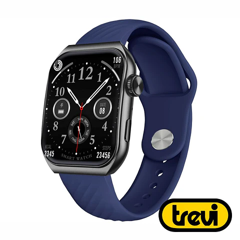 SmartWatch AMOLED 1.96" IP67 P/ Android iOS Preto TREVI