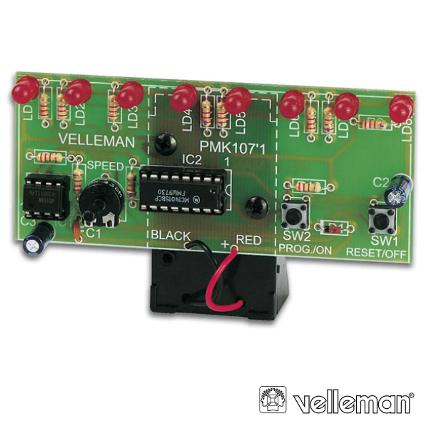 KIT PLACA DE LEDS PROGRAMADOS C/ EFEITOS VELLEMAN 1