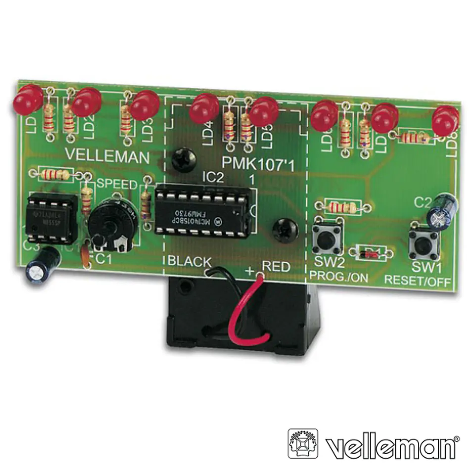 KIT PLACA DE LEDS PROGRAMADOS C/ EFEITOS VELLEMAN 1