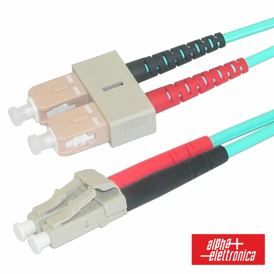 CABO FIBRA ÓPTICA MULTIMODO OM3 3MM SC/UPC-LC/UPC 3M ALPHA 1