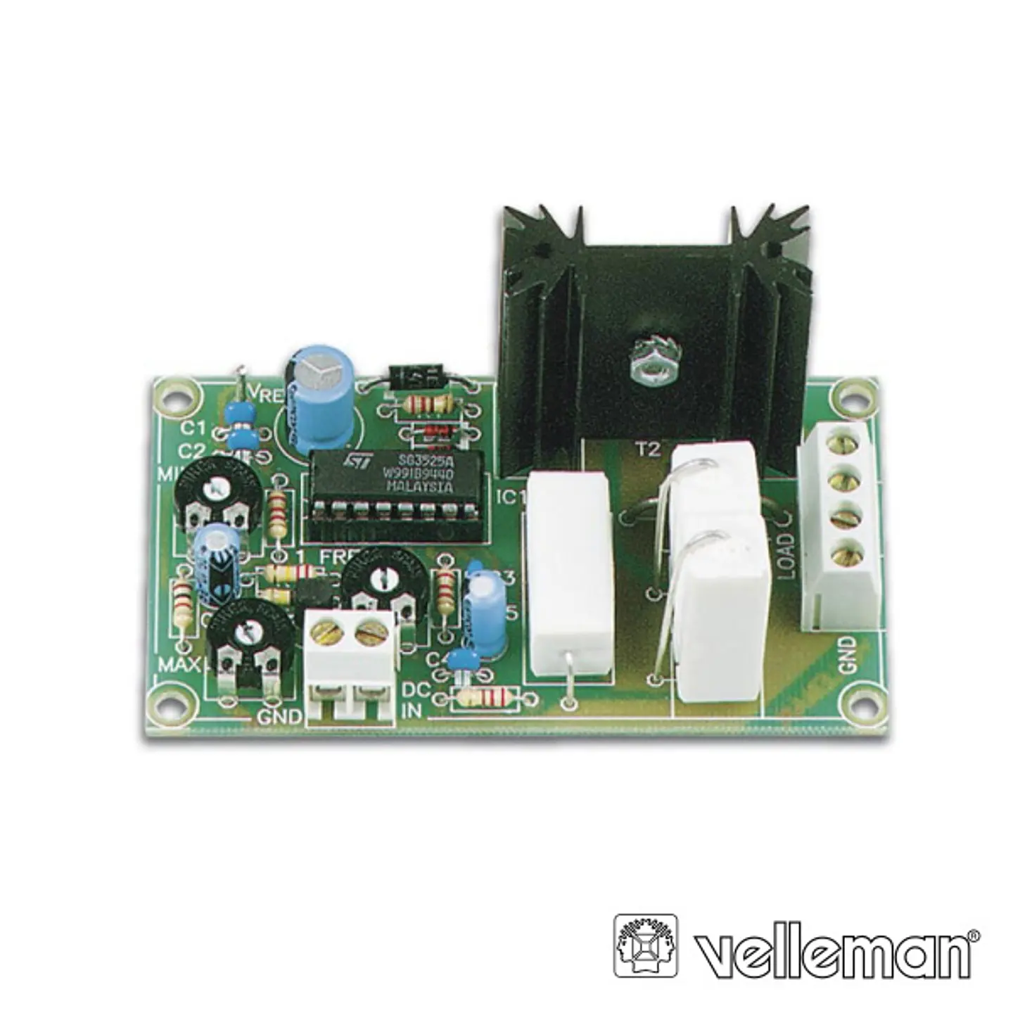 KIT TRANSFORMADOR DE TENSÃO CONTÍNUA POR IMPULSOS VELLEMAN 1