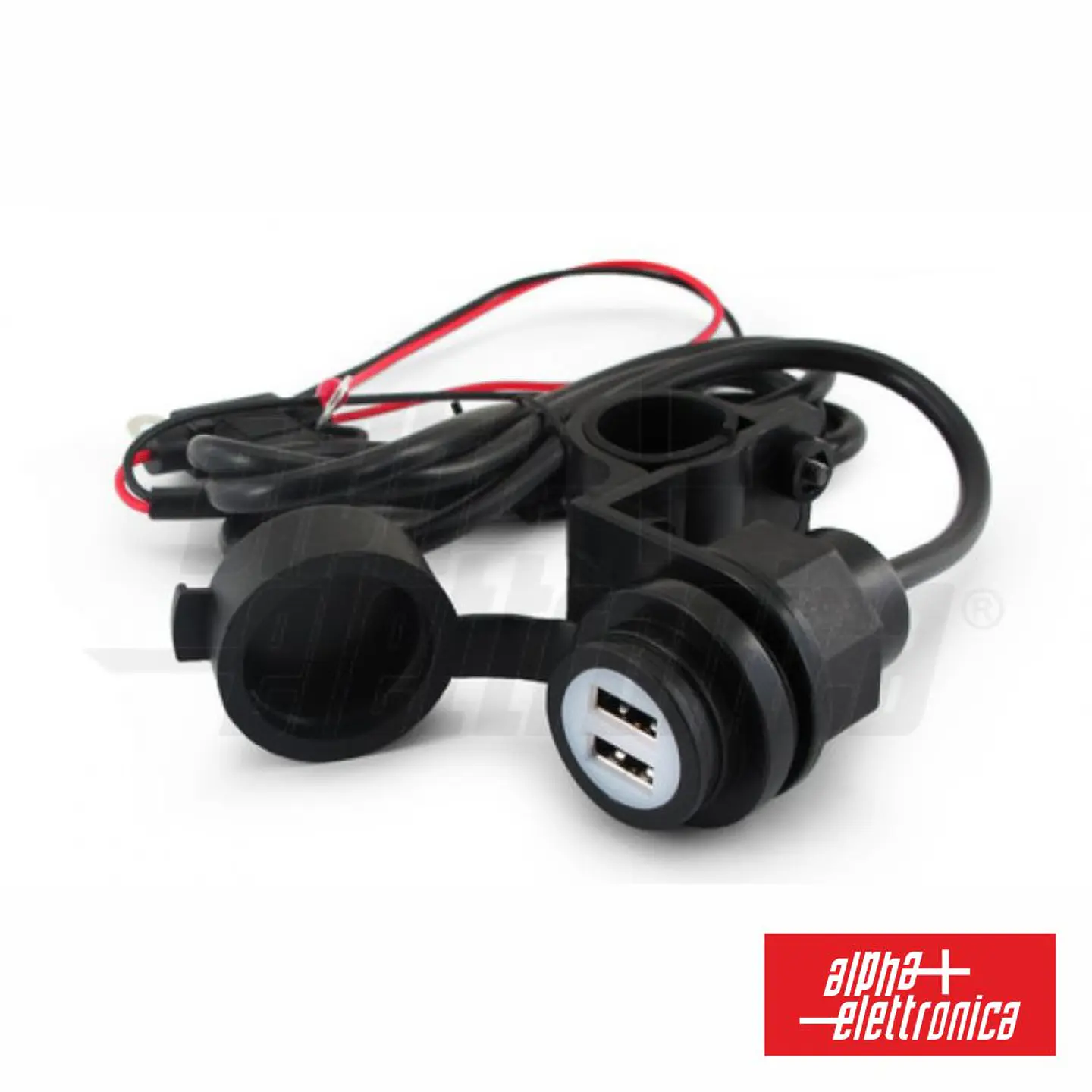 TOMADA USB DUPLA DE EMBUTIR 12-28VDC P/ 5VDC 1