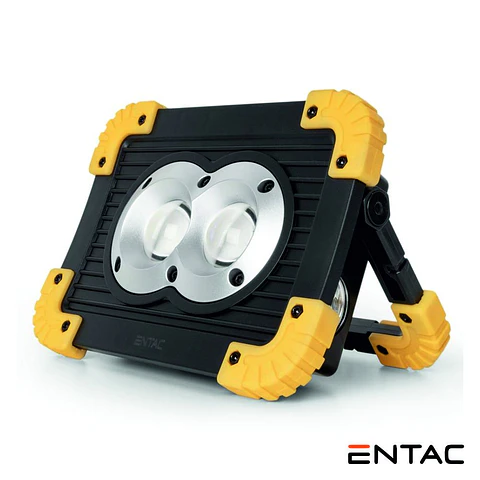 Foco LED Portátil Recarregável 6W+1W 240lm IP65 ENTAC