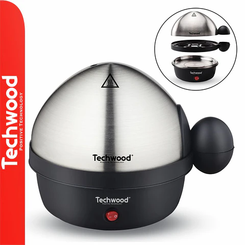 Cozedor De Ovos Elétrico 350W Até 7 Ovos TECHWOOD