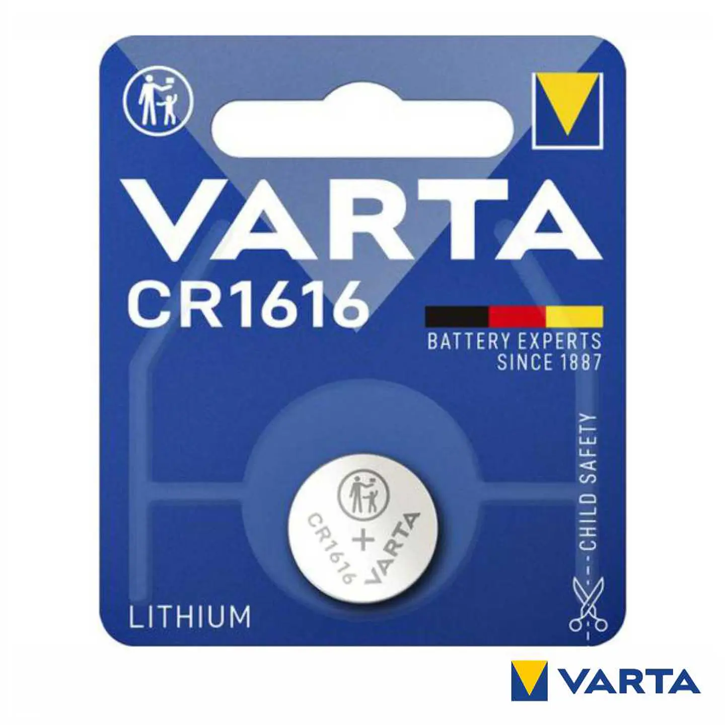 Pilha Lithium Botão CR1616 3V Blister VARTA 1