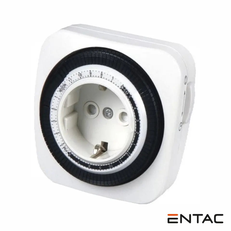Temporizador Analógico Ajustável 24h ENTAC 1