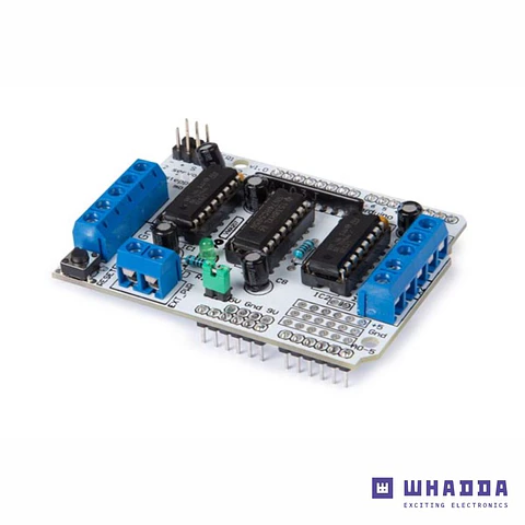 Controlador de Motores DC, Servos e Steppers WHADDA
