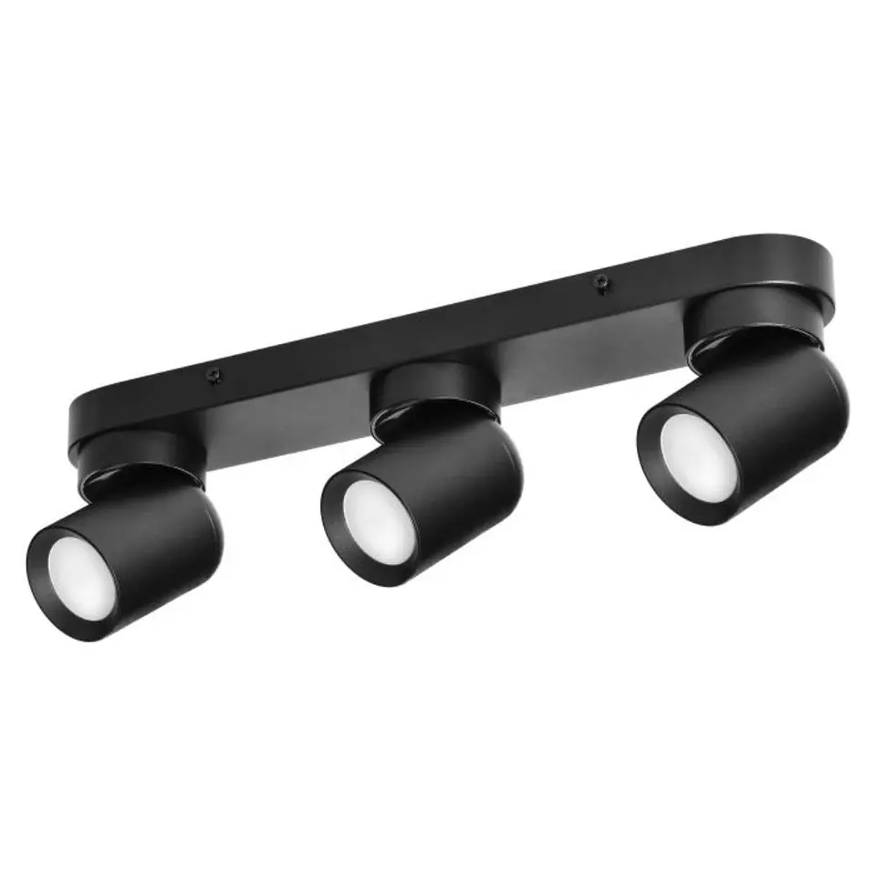 Candeeiro LED Teto/Parede IP20 Preto ADVITI 1