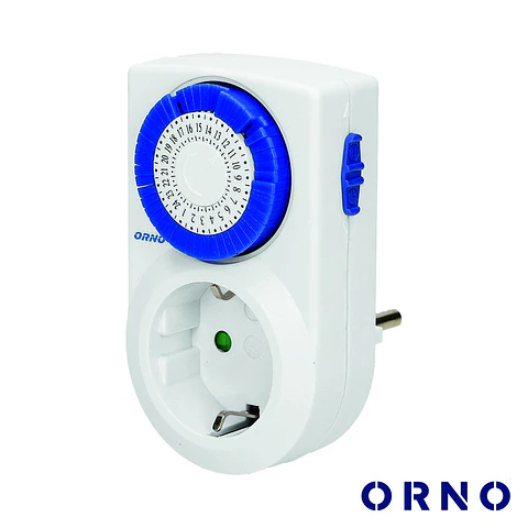 Temporizador Analógico Ajustável 24h ORNO