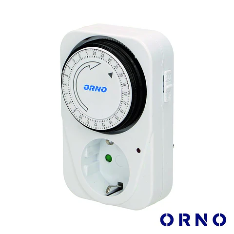 Temporizador Analógico Ajustável 24h ORNO