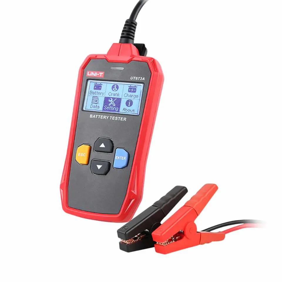 Testador De Baterias De Automóvel Digital (3-250Ah) UNI-T 1
