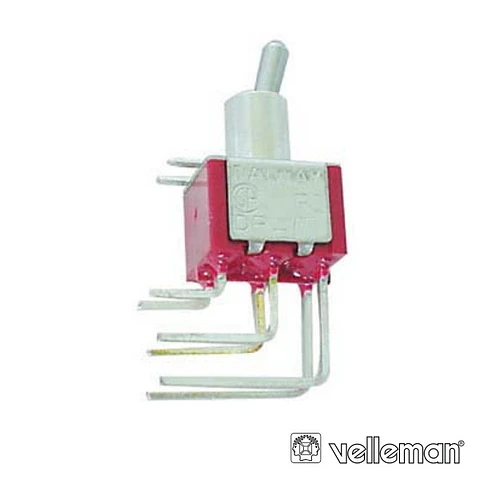 INTERRUPTOR ALAVANCA DPDT 90° VERTICAL ON-OFF-ON