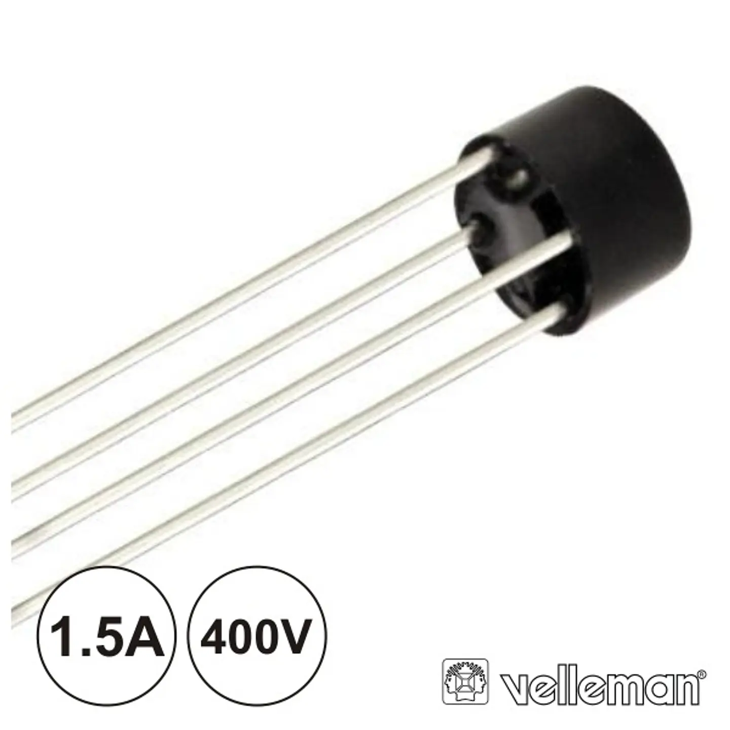 PONTE RECTIFICADORA 400V 1.5A W04G 1