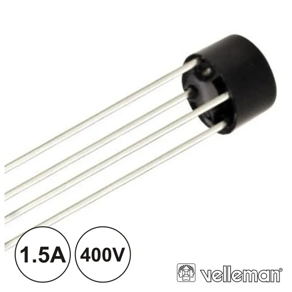 PONTE RECTIFICADORA 400V 1.5A W04G 1