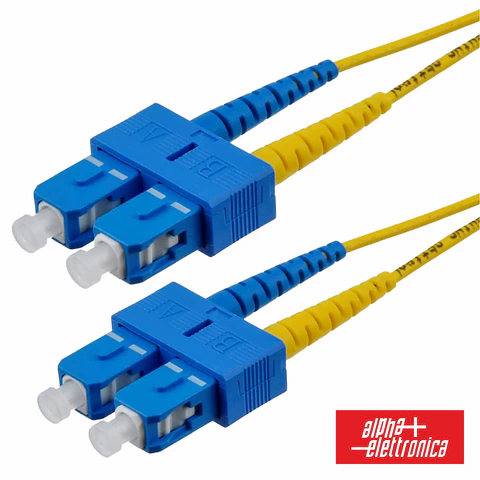 CABO FIBRA ÓPTICA MONOMODO OS2 3MM SC/UPC-SC/UPC 2M ALPHA