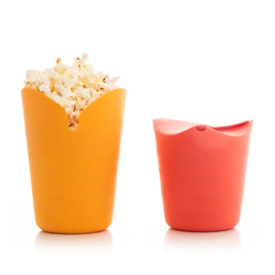 Conjunto 2 Utensílios de Silicone P/ Fazer Pipocas 1