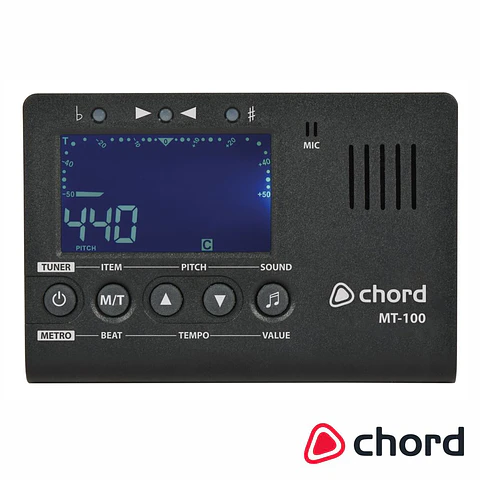 Metrónomo/Afinador Digital C/ Gerador de Tons CHORD