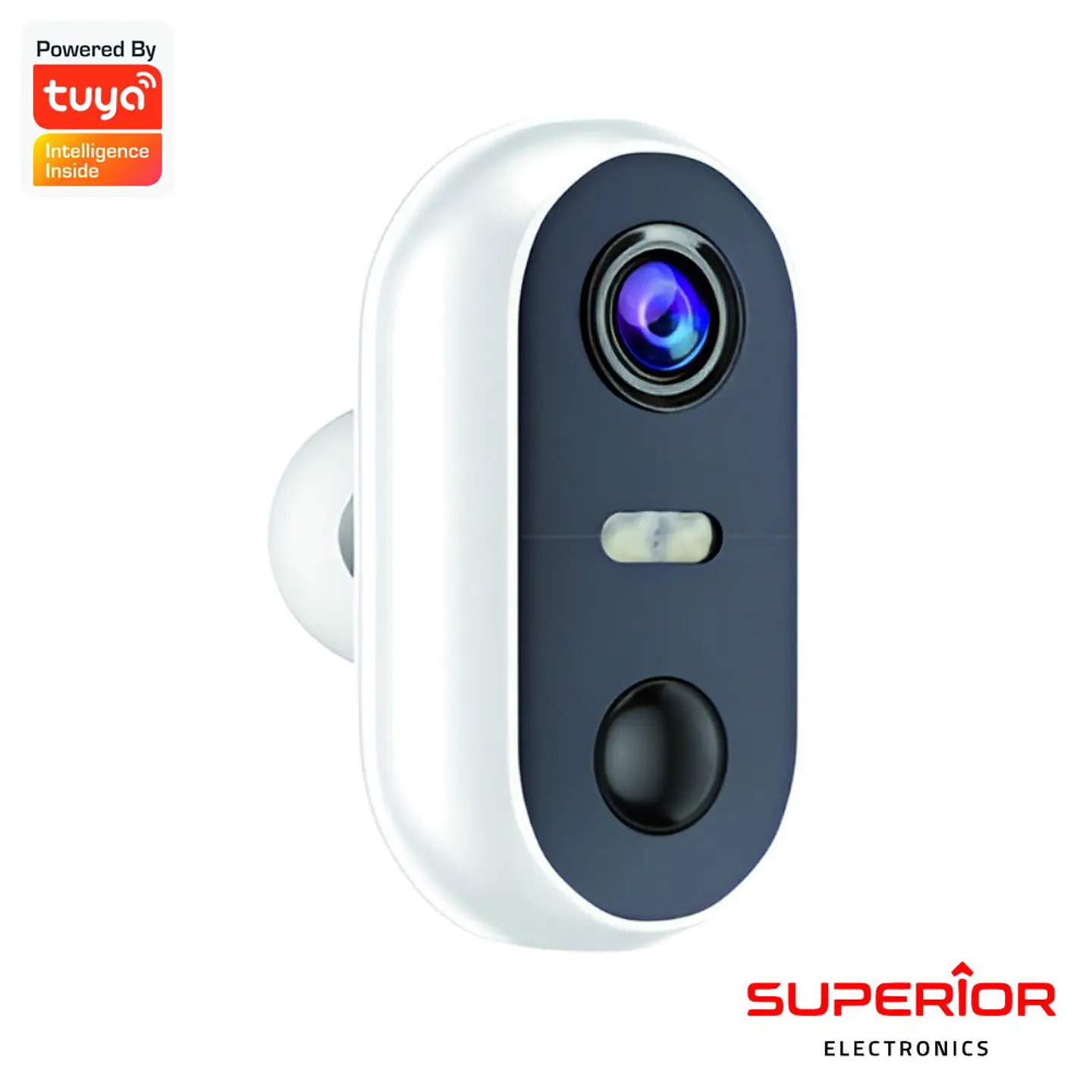 Câmara Vigilância IP 1080p Wifi TUYA IR BAT IP54 1