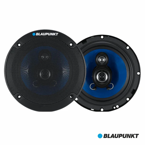 Conjunto 2 Colunas Auto 3 Vias 250W 6.6" BLAUPUNKT