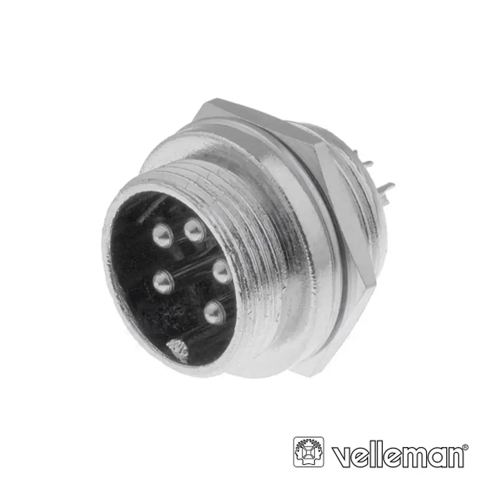 CONECTOR MACHO 5P P/ CHASIS VELLEMAN 1