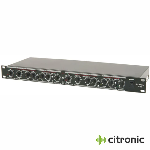Compressor/Limiter/Gate Stereo 2 Canais 19" CITRONIC