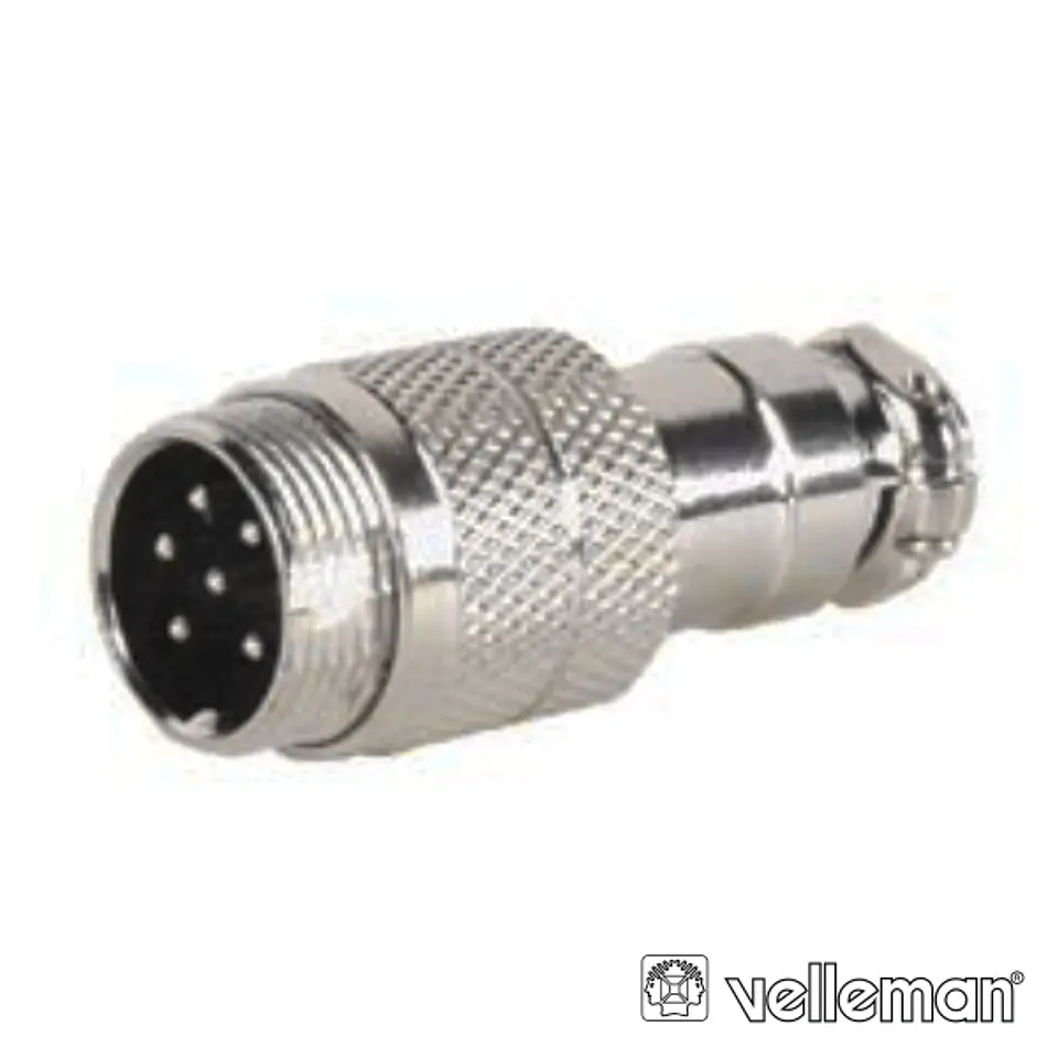 FICHA 6P MACHO P/ SOLDAR VELLEMAN 1