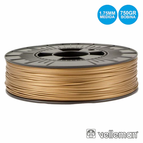 ROLO DE FILAMENTO P/ IMPRESSÃO 3D 1.75MM 750G BRONZE