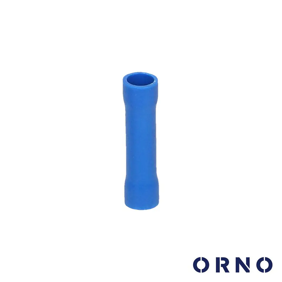 Terminal Redondo Isolado 2.5mm² 10x Azul ORNO 1