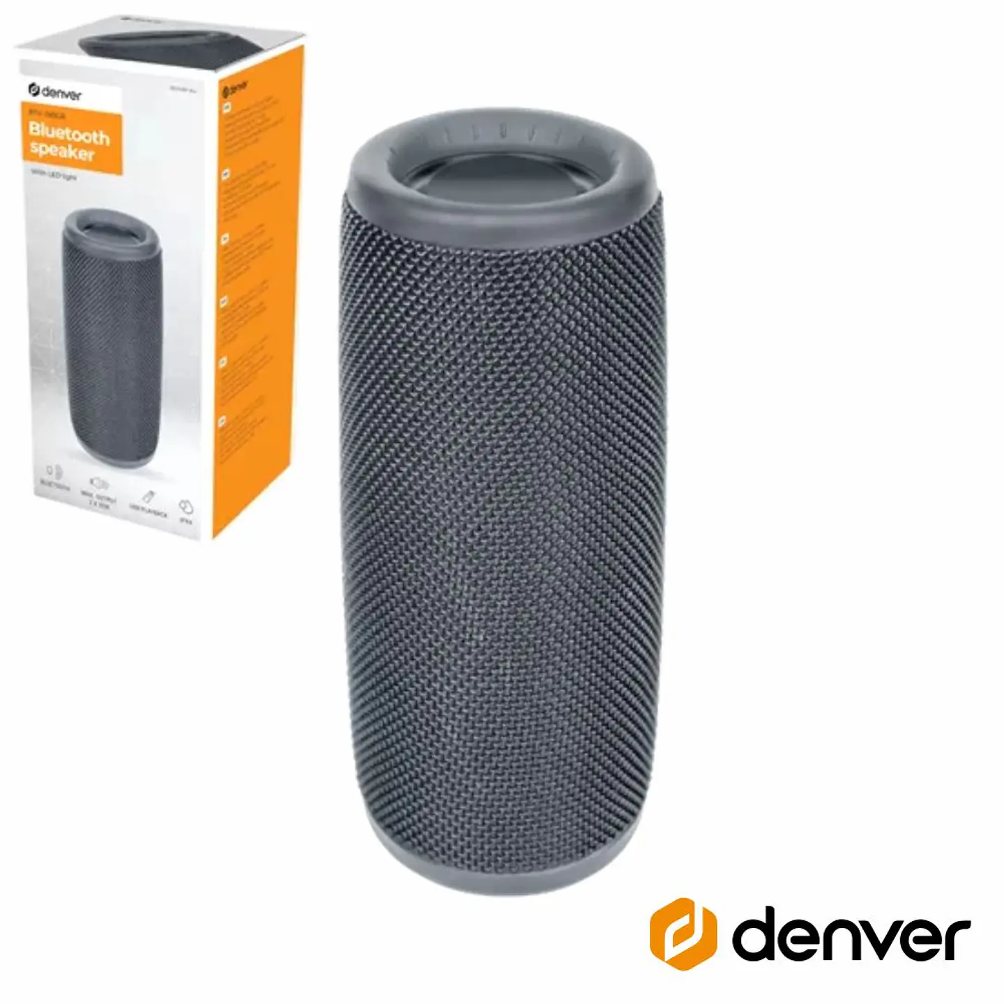 Coluna Bluetooth Portátil Bat/Mp3 DENVER 1