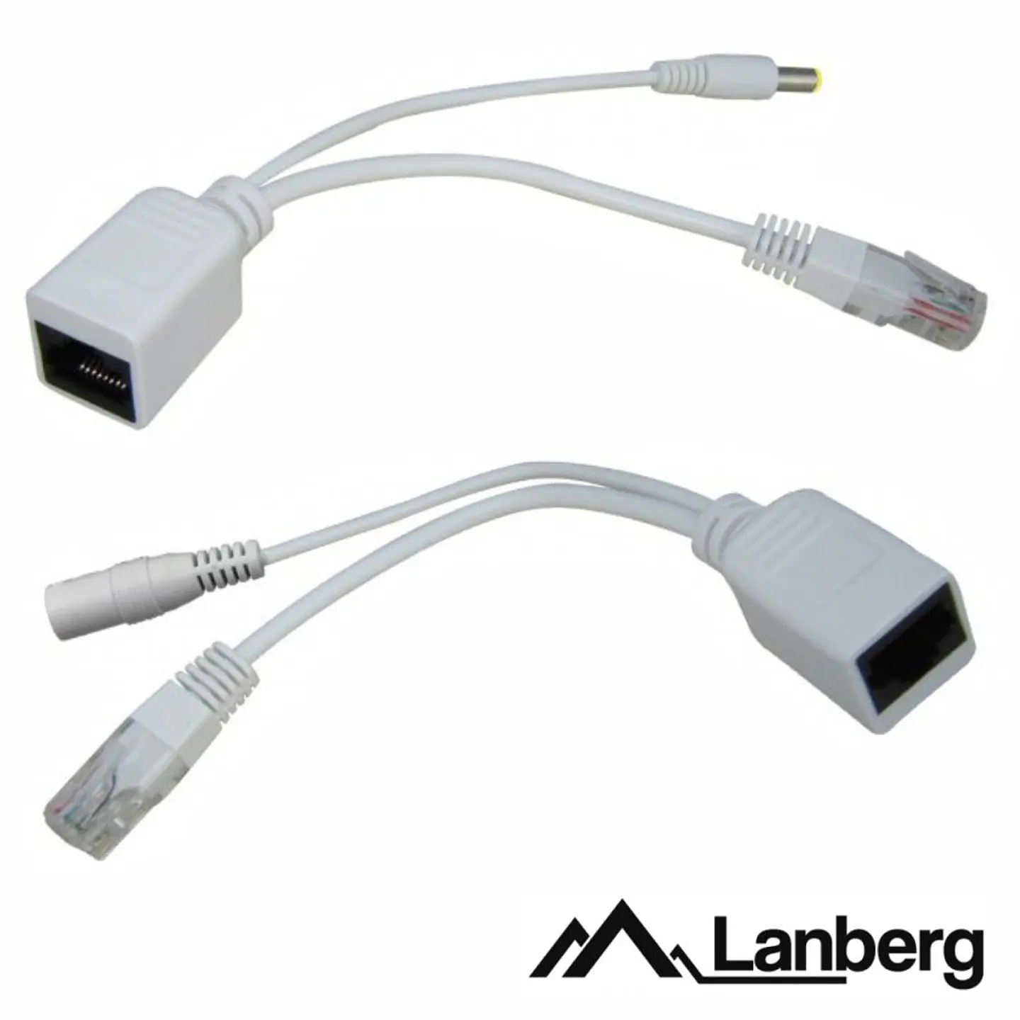Conjunto Adaptador Poe C/ RJ45 E DC LANBERG 1
