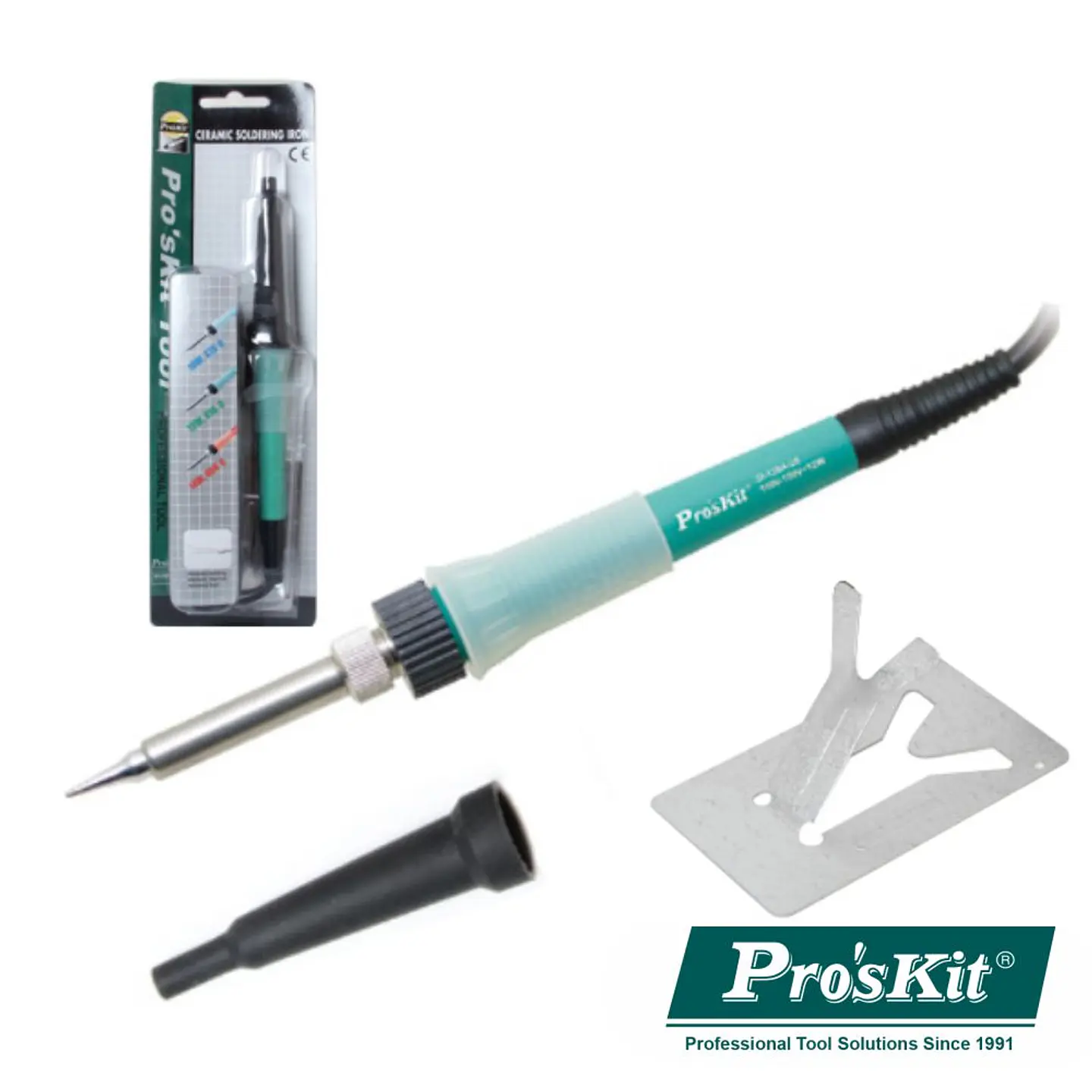 FERRO DE SOLDAR 12W=35W C/ RESISTÊNCIA EM CERÂMICA PROSKIT 1
