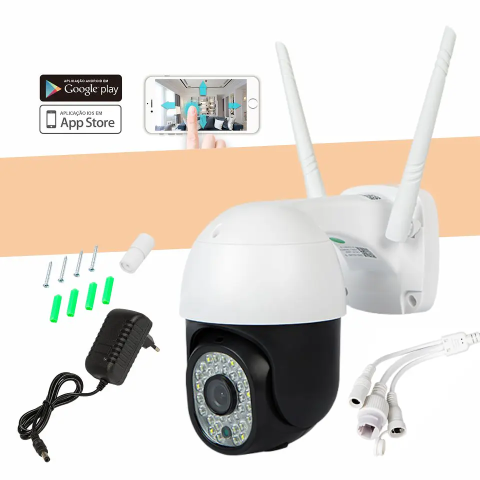 Câmara Vigilância IP 1440p Wifi 1