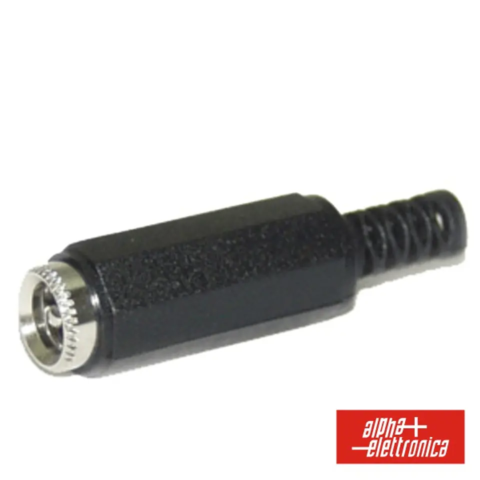 FICHA ALIMENTAÇÃO DC MACHO Ø2.1x5.5MM 1