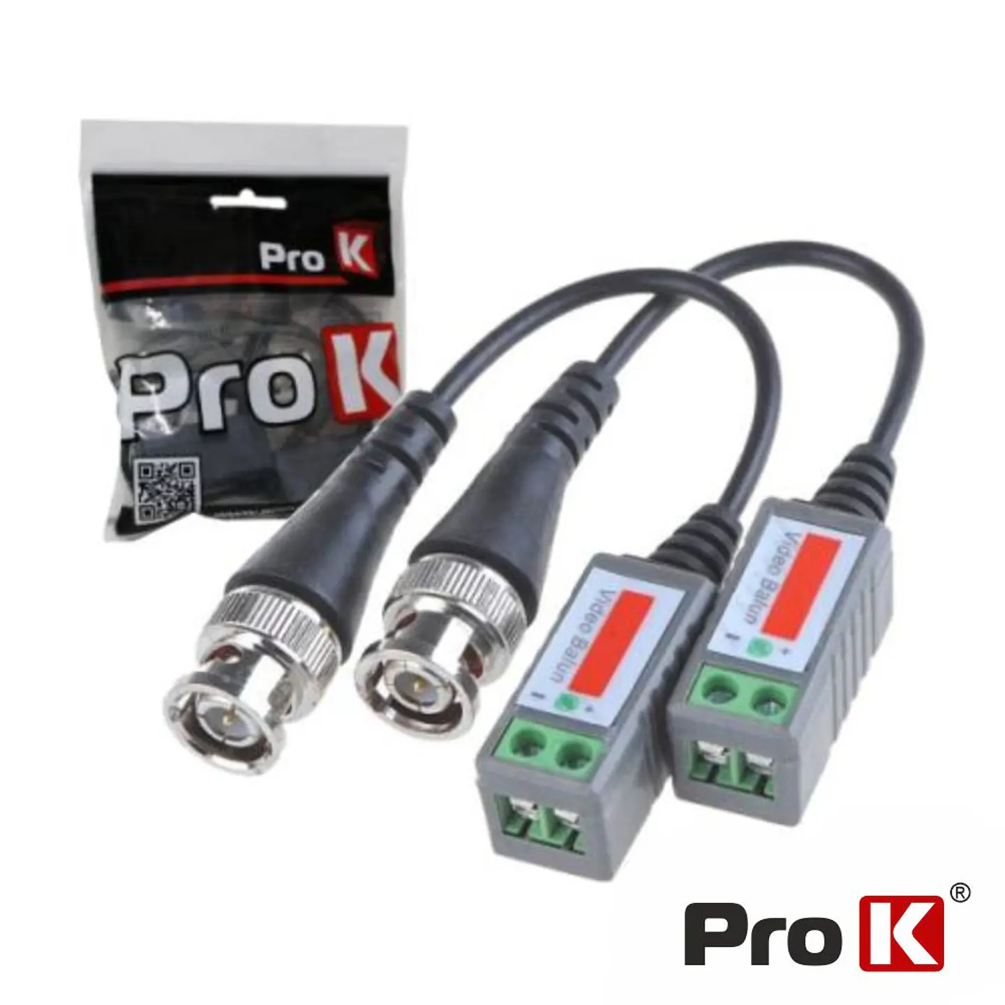 CONVERSOR PASSIVO 2X BALUN VÍDEO TERMINAIS PARAFUSO 1