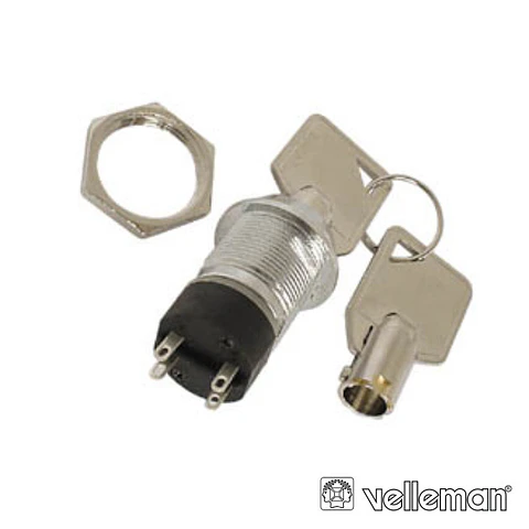 INTERRUPTOR C/ CHAVES 2P ON-OFF DPST VELLEMAN