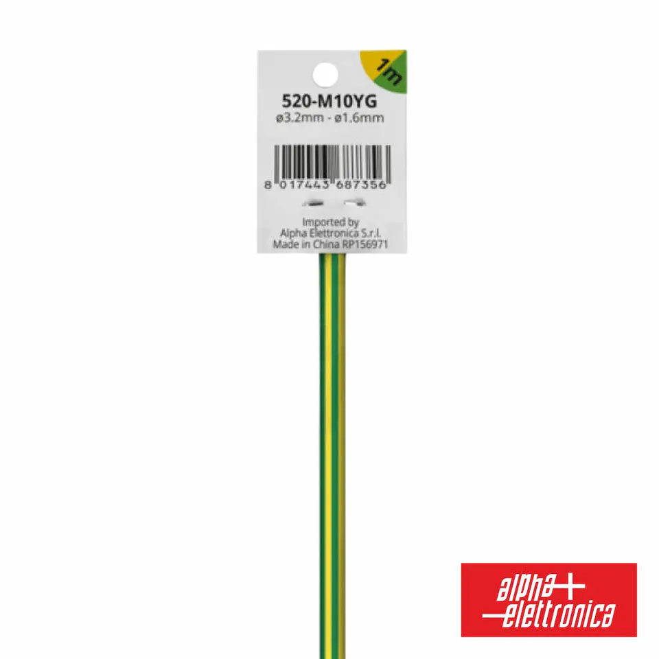 Tubo Manga Termoretrátil 2:1 Ø3.2mm 1M 1