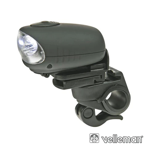 LUZ DE SEGURANÇA P/ BICICLETAS C/ 3 LEDS VELLEMAN