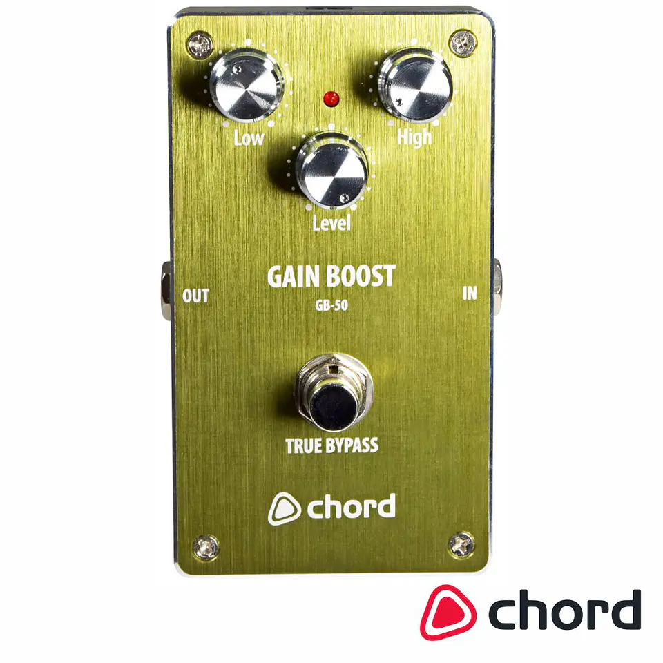 Pedal Gain Boost P/ Guitarra CHORD 1