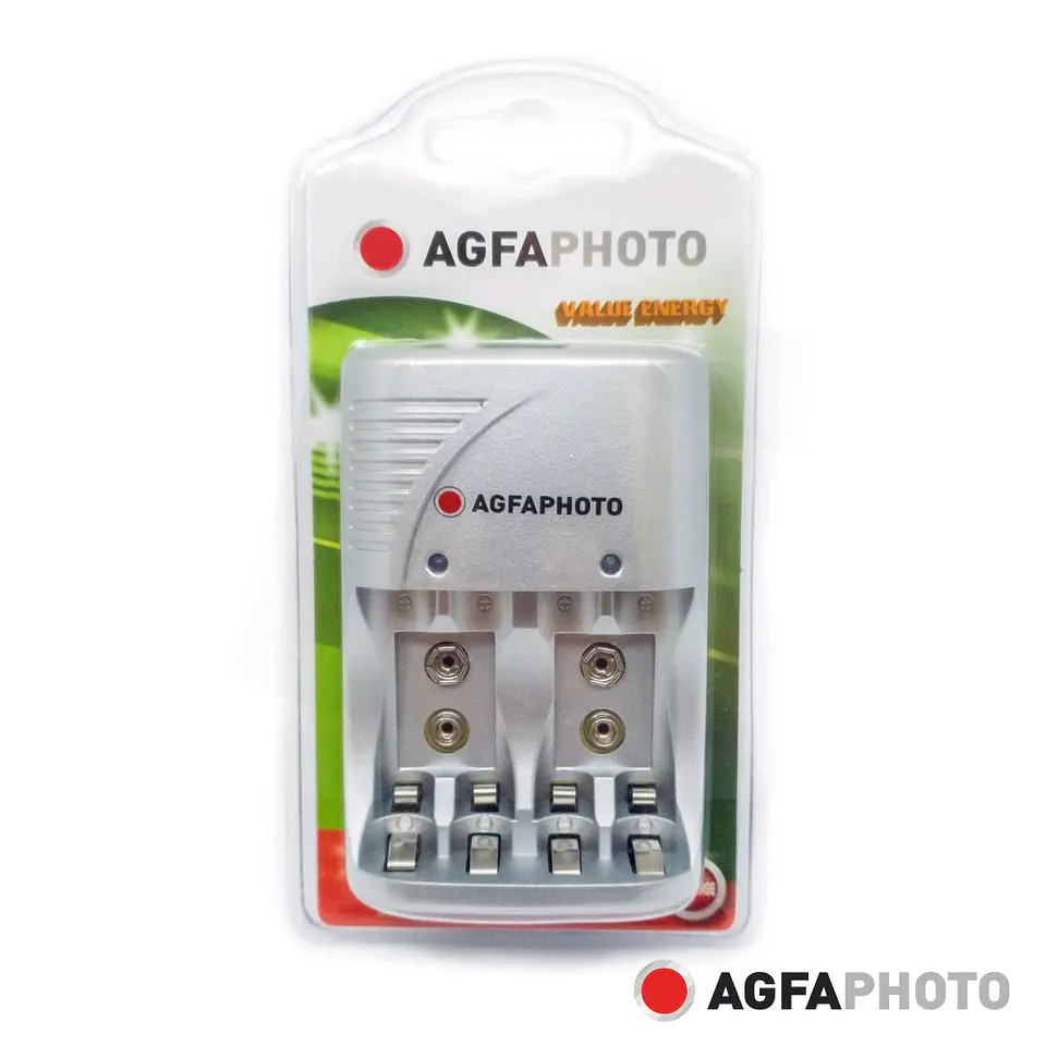 Carregador De Baterias AA/AAA/9V AGFAPHOTO 1