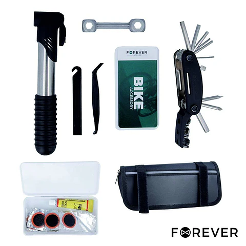 Conjunto de Ferramentas P/ Bicicleta C/ Bolsa FOREVER
