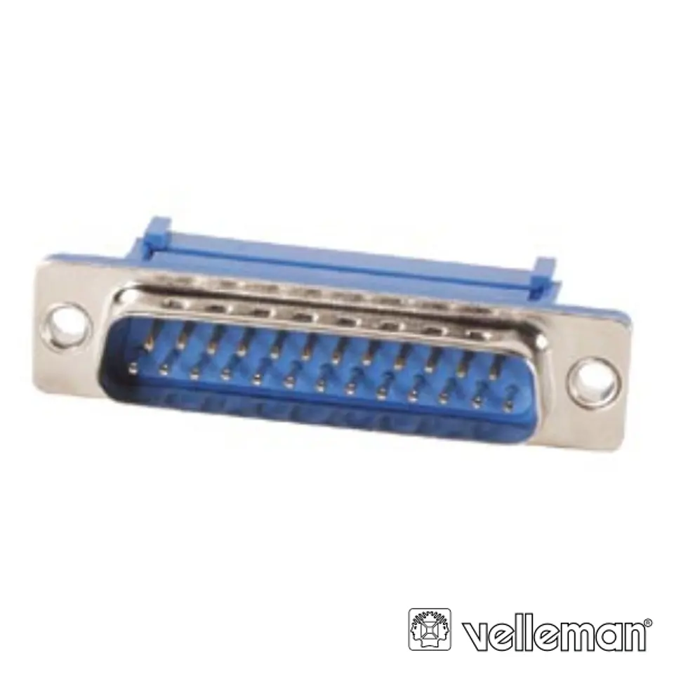 FICHA D-SUB 25P MACHO P/ CABO PLANO 1