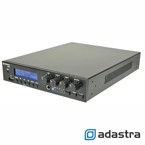 Amplificador 100V 90W USB/FM/BT ADASTRA