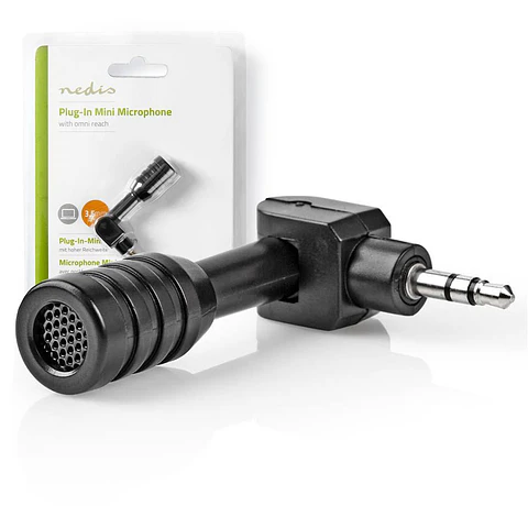 Microfone Mini P/ Portátil/PC NEDIS